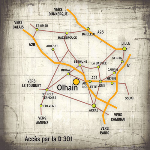 Plan Daccès Base Dolhain à 10 Minutes De Béthune Parcours